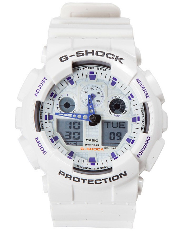  Casio - G-Shock GA-100A-7AER -   "G-Shock" - 