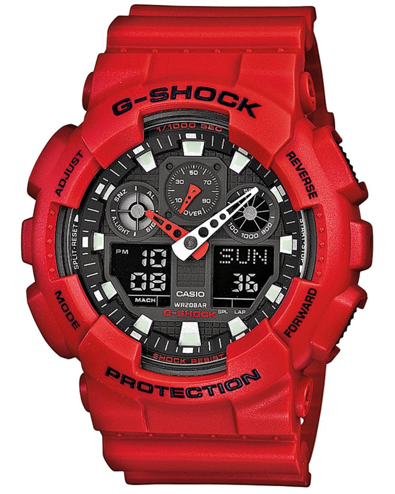  Casio - G-Shock  GA-100B-4AER -   "G-Shock" - 