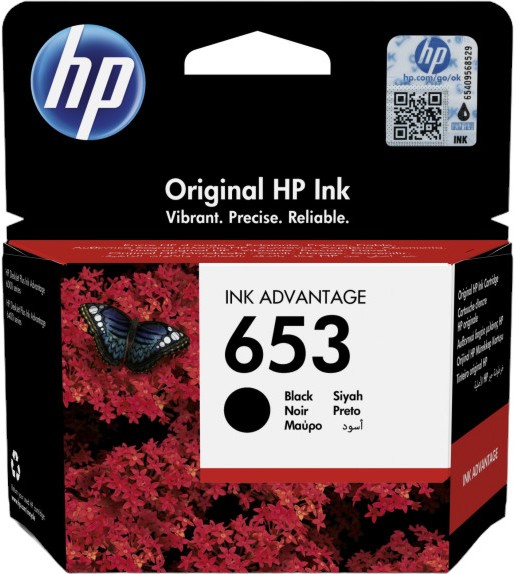 ������ � ������� �� ������� HP 653 Black - 360 �������� - 