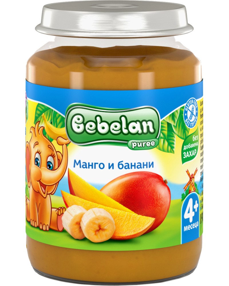      Bebelan Puree - 190 g,  4+  - 