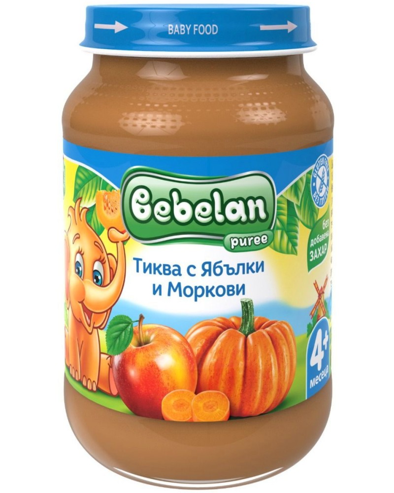        Bebelan Puree - 190 g,  4+  - 