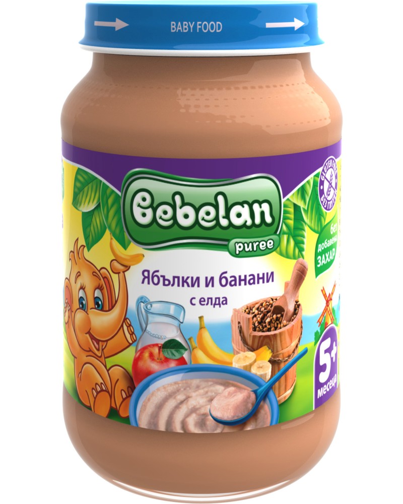         Bebelan Puree - 190 g,  5+  - 