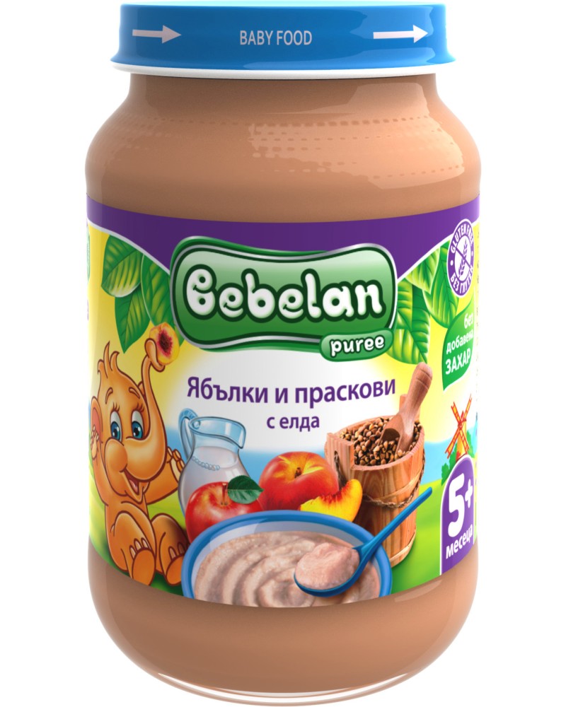         Bebelan Puree - 190 g,  5+  - 