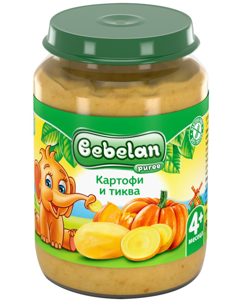      Bebelan Puree - 190 g,  4+  - 