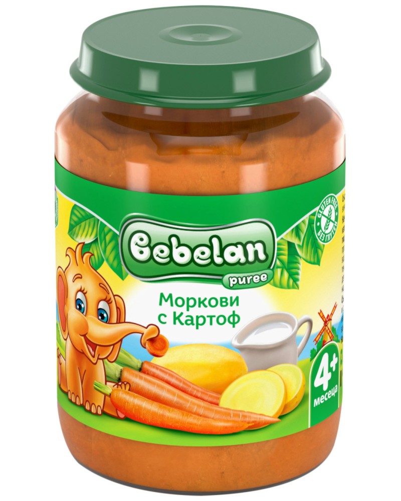      Bebelan Puree - 190 g,  4+  - 