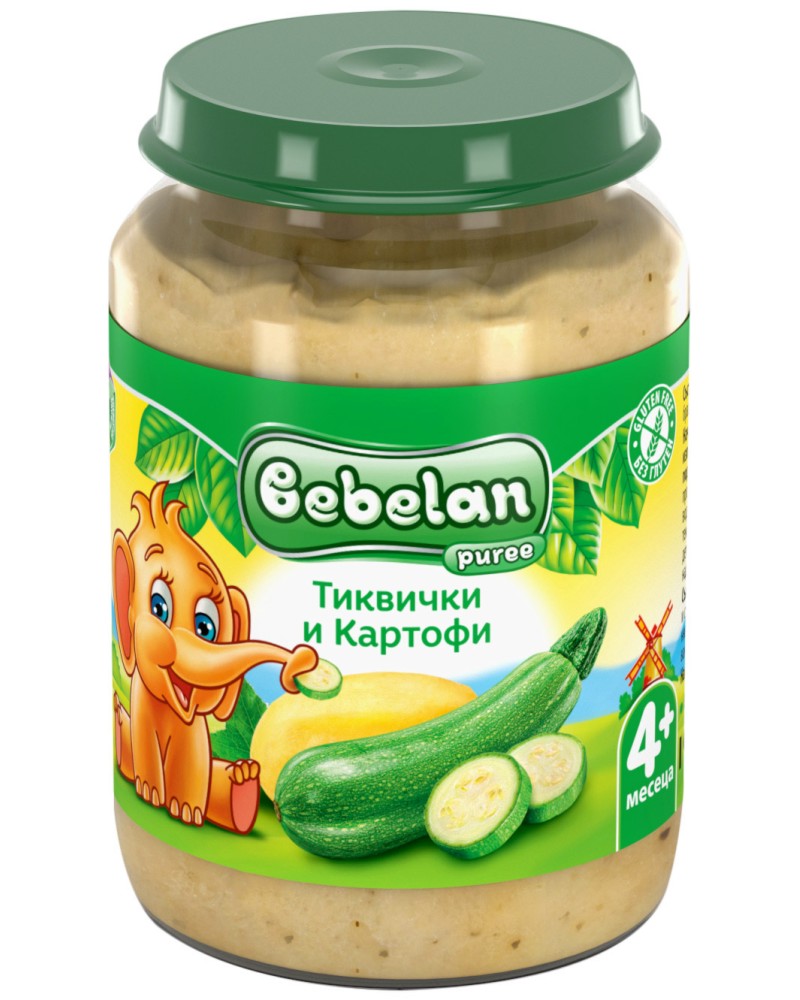      Bebelan Puree - 190 g,  4+  - 