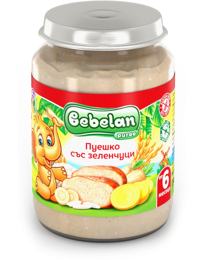      Bebelan Puree - 190 g,  6+  - 