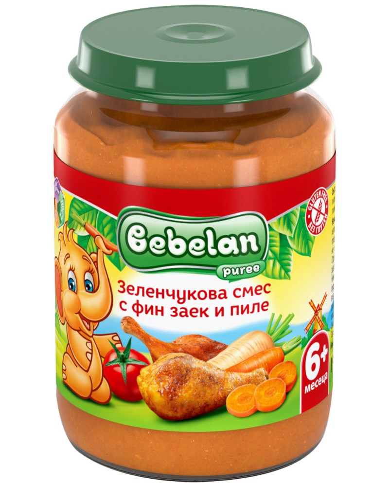          Bebelan Puree - 190 g,  6+  - 