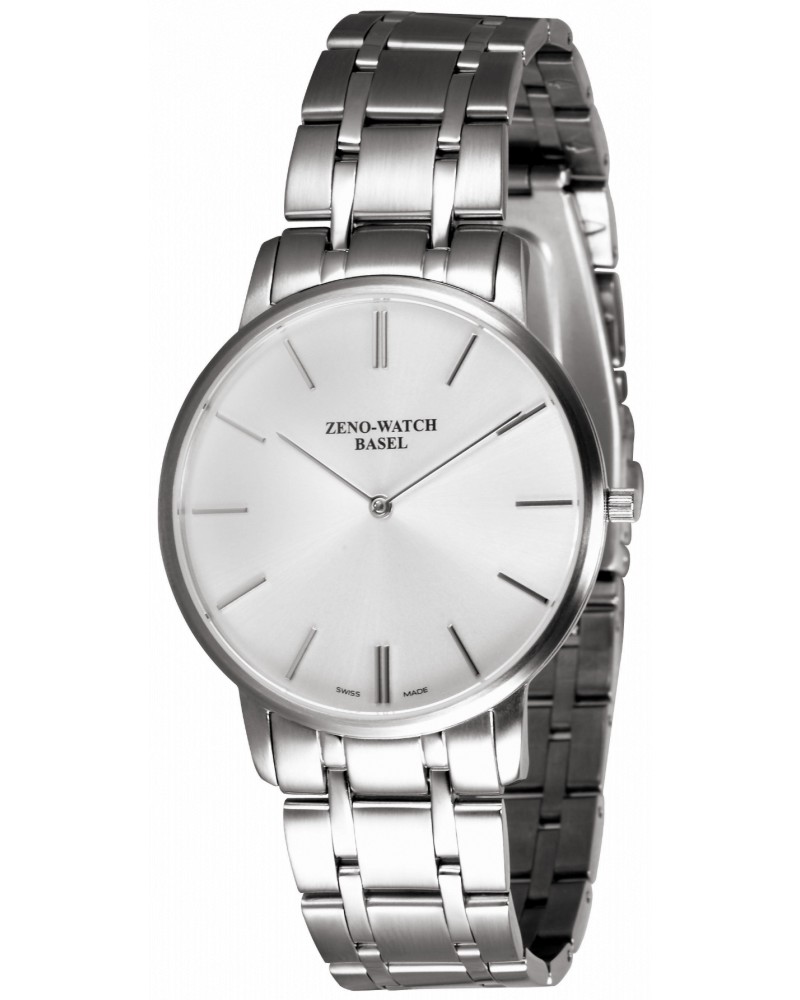 Часовник Zeno-Watch Basel - Flatline 2 6600Q-c3M - От серията "Flatline" - 