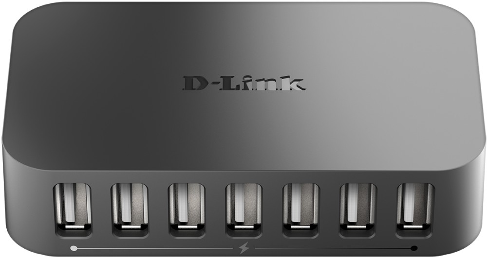 USB хъб D-Link DUB-H7 USB хъб D-Link DUB-H7 - 7 порта (7x USB 2.0) -