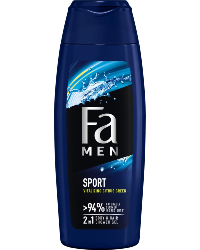 Fa Men Sport 2 in 1 Body & Hair Shower Gel -          Sport -  