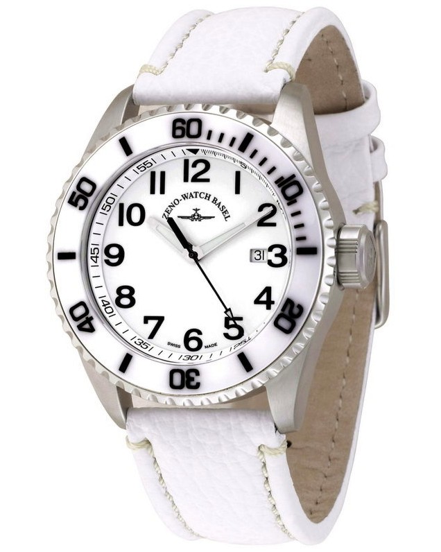 Часовник Zeno-Watch Basel - Quartz 6492-515Q-i2-2 - От серията "Diver Ceramic" - 