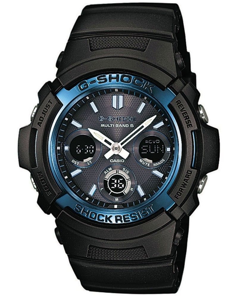  Casio - G-Shock Wave Ceptor Solar AWG-M100A-1AER -   "G-Shock: Wave Ceptor Solar" - 