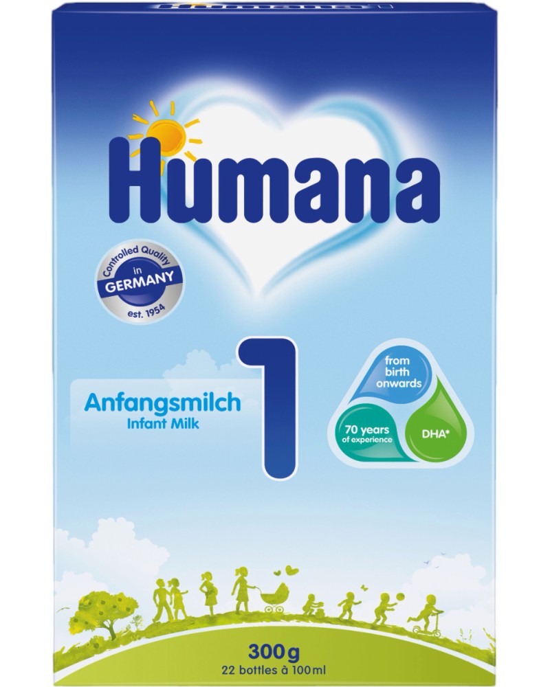     Humana 1 - 300  800 g,  0-6  - 