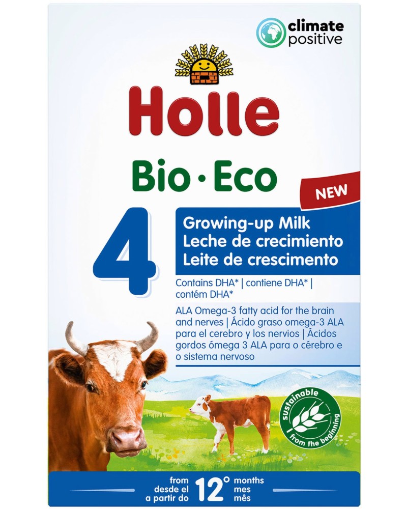      Holle Bio 4 - 600 g,  12+  - 