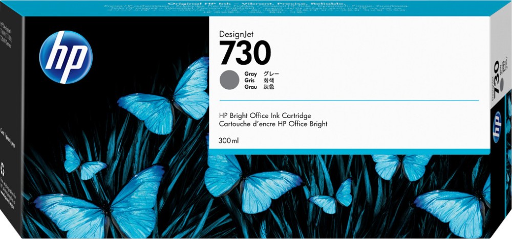      HP 730 Gray - 300 ml - 