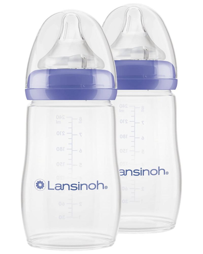   Lansinoh Natural Wave - 2  x 240 ml,  3+  - 