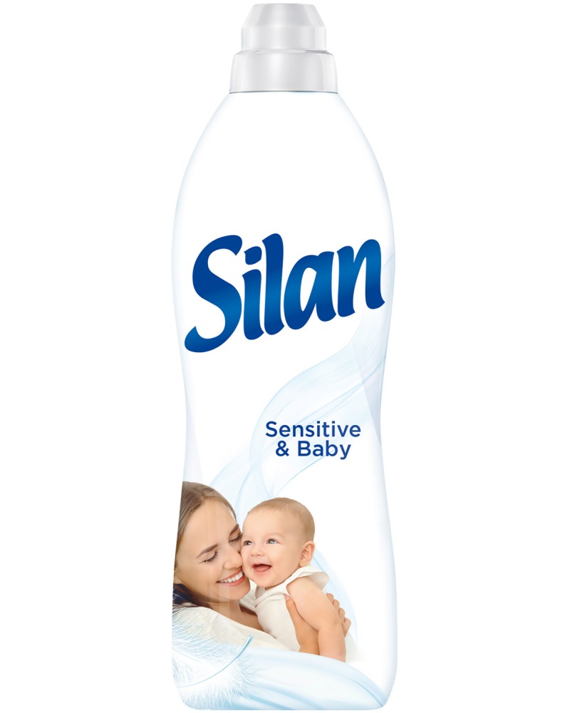 Омекотител за бебешки дрехи Silan Sensitive - 0.9 и 2.775 l - продукт