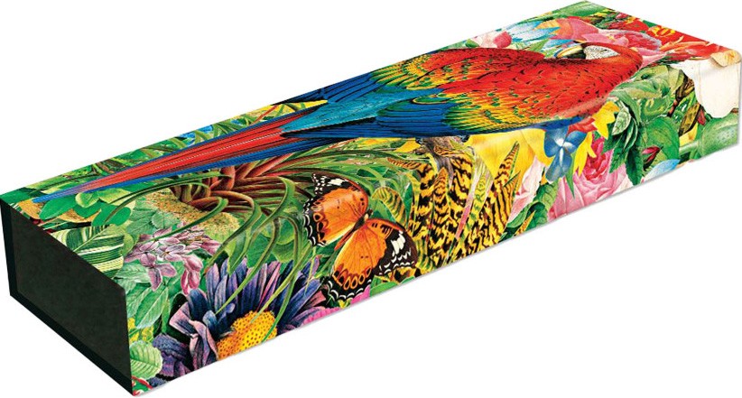 Кутия за моливи Paperblanks Tropical Garden Кутия за моливи Paperblanks Tropical Garden - С 2 отделения от колекцията Nature Montages -