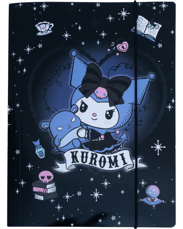 Папка с ластик Cool Pack Kuromi Папка с ластик Cool Pack Kuromi - За формат A4 на тема Hello Kitty -