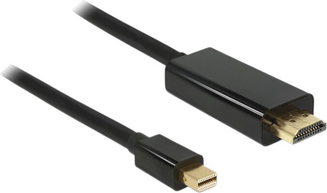 Кабел Mini DisplayPort 1.1 male към HDMI male DeLock Кабел Mini DisplayPort 1.1 male към HDMI male DeLock - 1 m -