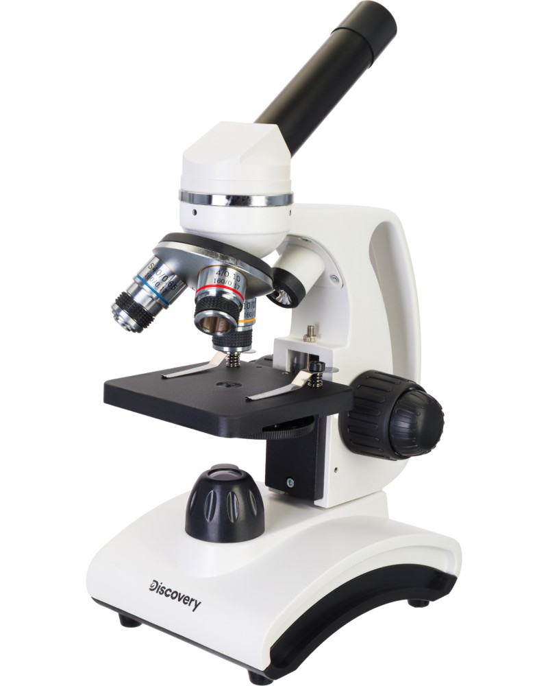 Монокулярен микроскоп Discovery Femto Polar Монокулярен микроскоп Discovery Femto Polar - С увеличение 40 - 400x, аксесоари и книга Невидимият Свят - микроскоп