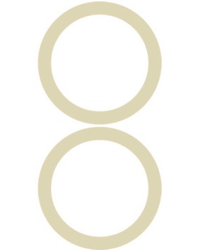 Комплект от 2 О-пръстена за Kids Bottle Top капачки Комплект от 2 О-пръстена за Kids Bottle Top капачки - Резервни уплътнения за бутилки "Sigg" -