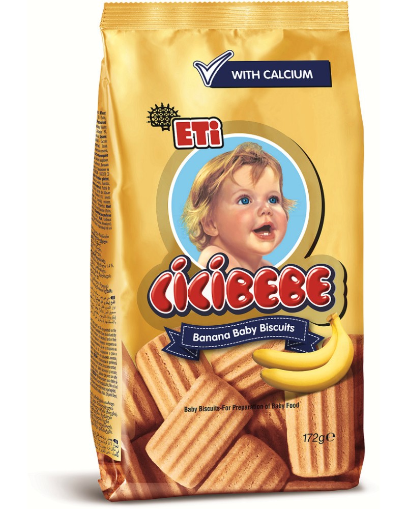     Eti Mek Cicibebe Banana - 172 g,  6+  - 