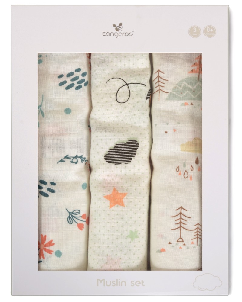   Cangaroo Baby Girl - 3 , 80 x 80 cm - 
