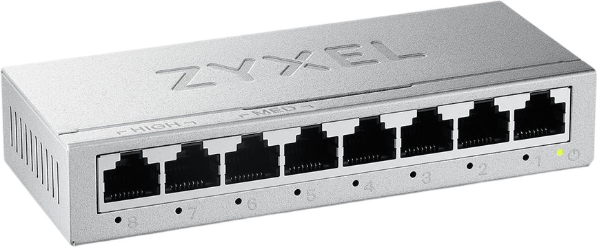 Суич ZyXEL GS-108BV5 Суич ZyXEL GS-108BV5 - 8 x 10/100/1000 Base-T -