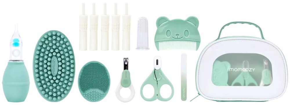 Хигиенен комплект за бебе Momcozy All-in-1 Core Baby Kit Хигиенен комплект за бебе Momcozy All-in-1 Core Baby Kit - 9 части - продукт