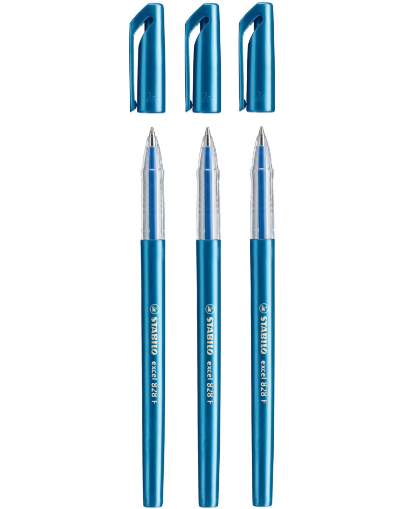 Сини химикали Stabilo Excel 828 - store.bg