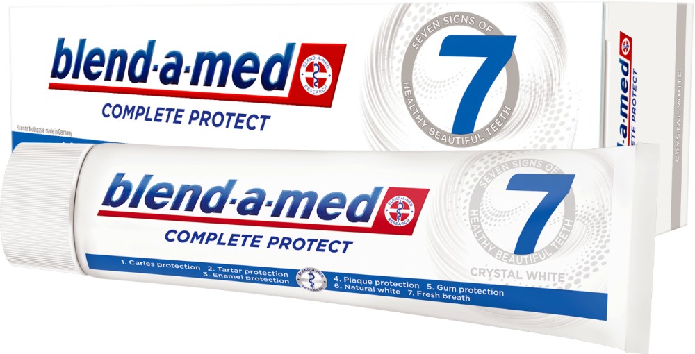 Blend-a-med Complete Protect 7 Crystal White -         -   