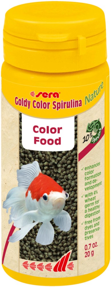      sera Goldy Color Spirulina - 20 g ÷ 3.8 kg,   Nature - 