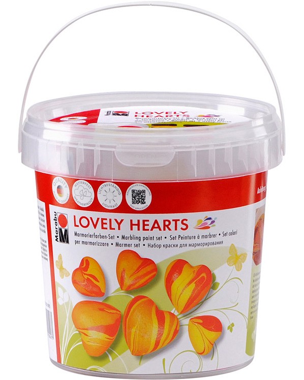      Marabu Lovely Hearts - 9    3  x 15 ml - 
