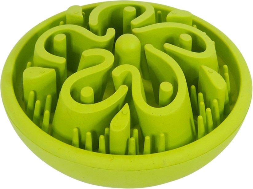 Купа за бавно хранене за кучета Nobby Rubber Snack Dispenser Wiggle Купа за бавно хранене за кучета Nobby Rubber Snack Dispenser Wiggle - 12 x 6 cm - купичка