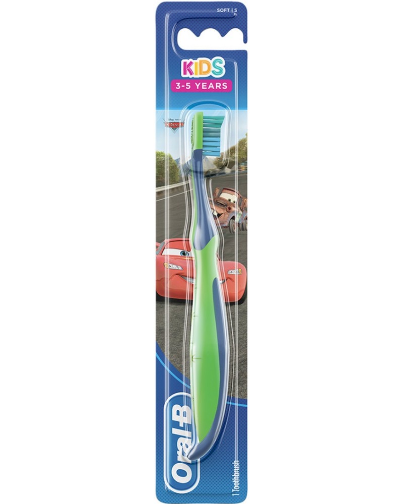 Oral-B Kids Disney Cars Toothbrush -       3  5  - 
