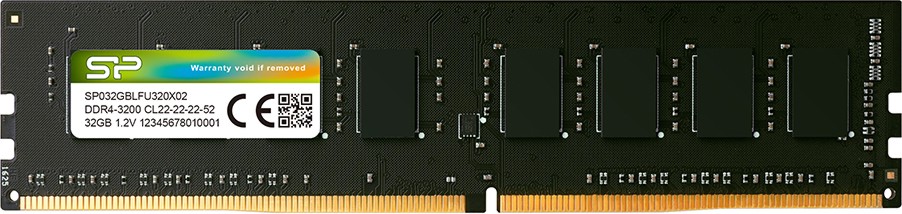 RAM ����� Silicon Power SP016GBLFU320X02 - 16 GB, DDR4, 3200 MHz, CL22 - 