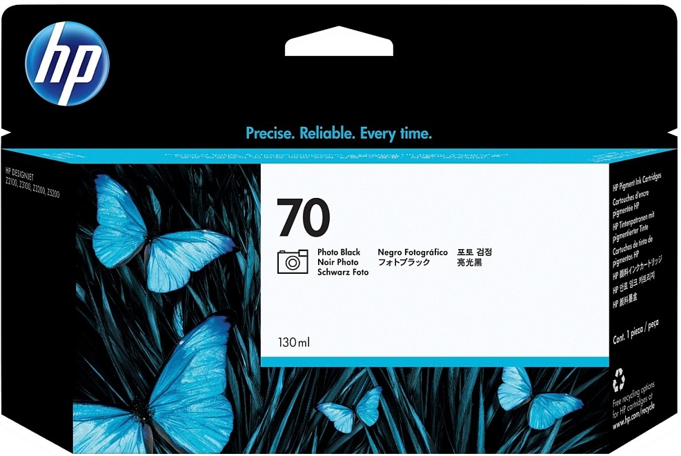      HP 70 Photo Black - 130 ml - 