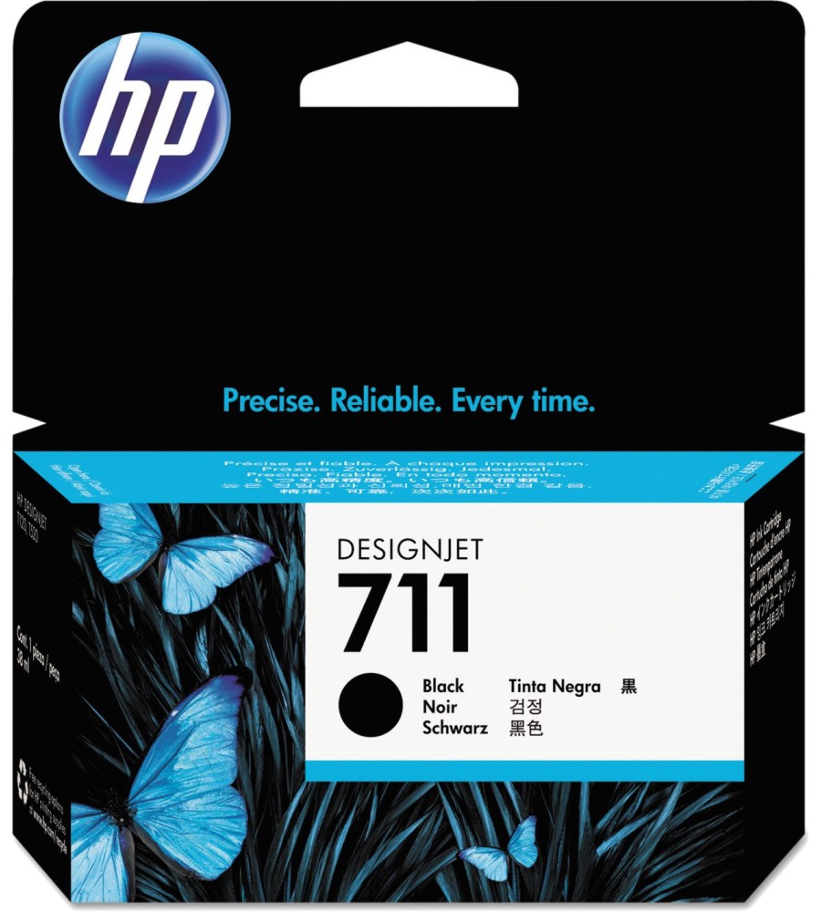Касета с мастило за принтер HP 711 Black Касета с мастило за принтер HP 711 Black - 38 ml -