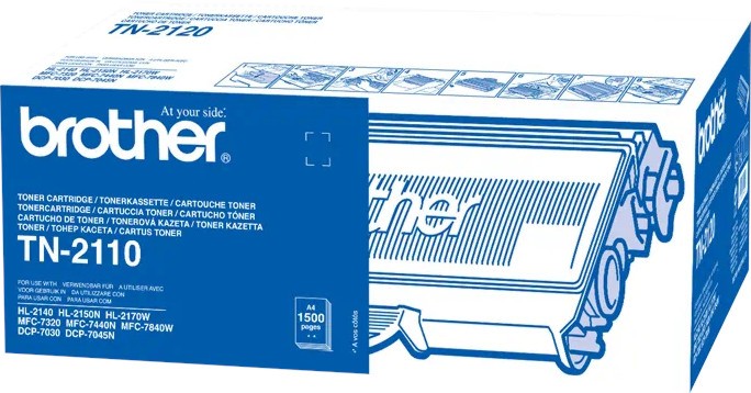 Тонер касета Brother TN-2110 Black Тонер касета Brother TN-2110 Black - 1500 страници -
