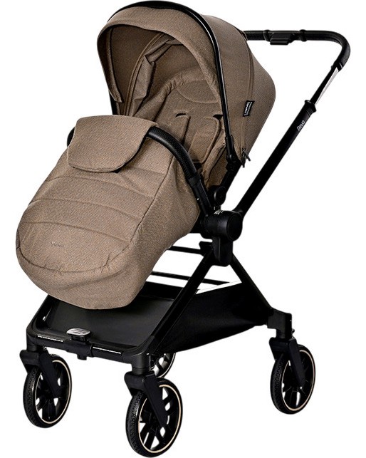 Бебешка количка 2 в 1 Lorelli Reya Бебешка количка 2 в 1 Lorelli Reya - С кош за новородено, лятна седалка, раница и адаптери за кош Aria Luxe - количка