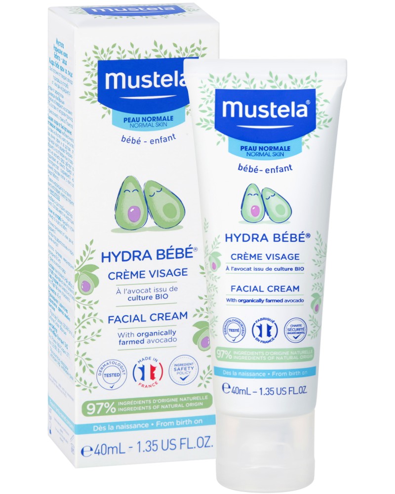 Mustela Hydra Bebe Facial Cream -     - 