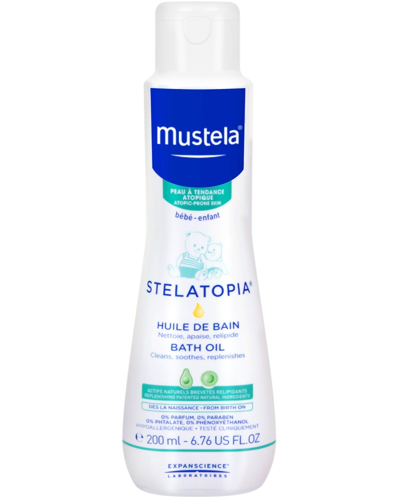 Mustela Stelatopia Bath Oil -              "Mustela Stelatopia" - 