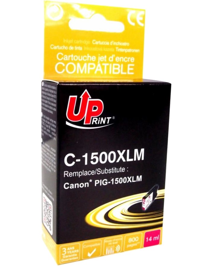 ������ � ������� �� ������� UPrint C-1500XL Magenta - 800 �������� - 