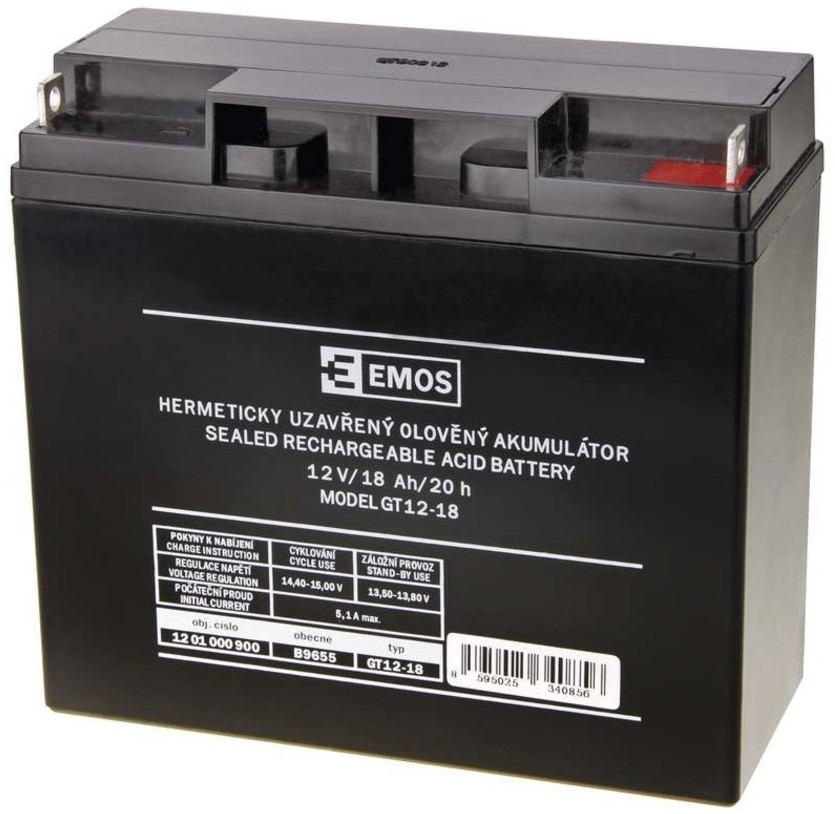 OT 18-12 12V / 18 Ah - -    187 / 77 / 167 mm - 