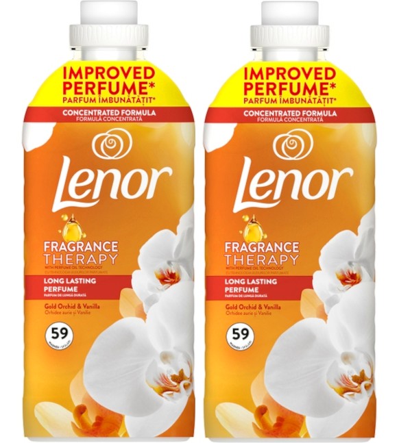   Lenor Gold Orchid & Vanilla - 2  x 1.239  3.444 l,        ,   Fragrance Therapy - 