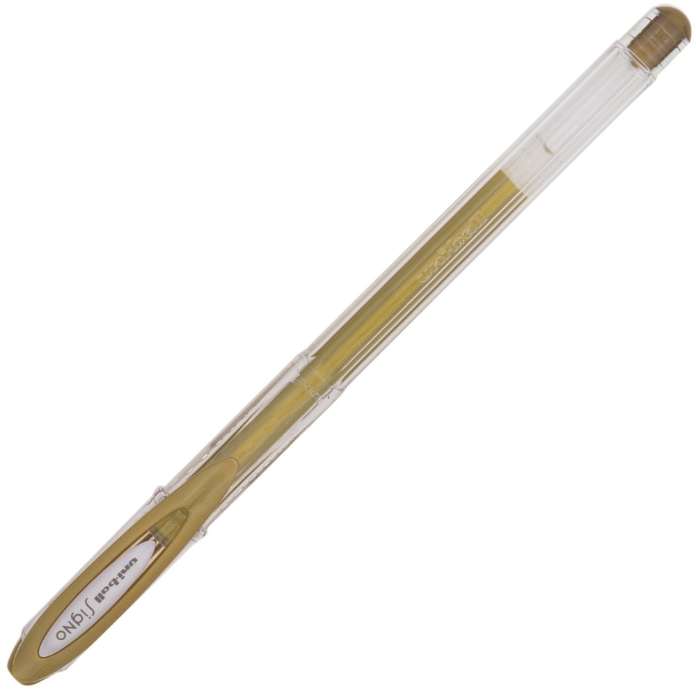 Златиста гел химикалка Uni-Ball Noble Metal 0.8 mm Златиста гел химикалка Uni-Ball Noble Metal 0.8 mm - От серията Signo -