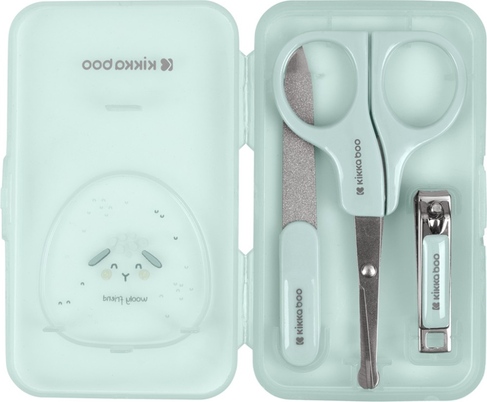 Хигиенен комплект за бебе Kikka Boo Хигиенен комплект за бебе Kikka Boo - 3 части, от колекцията Sleepy Sheep - продукт