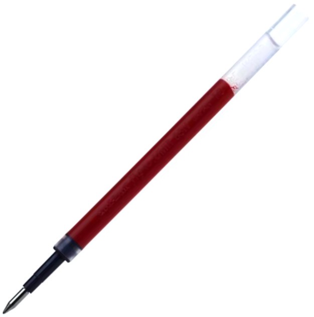 Червен пълнител за гел ролер Uni-Ball 207 - С дебелина на писане 0.5 mm от серията Signo - 
